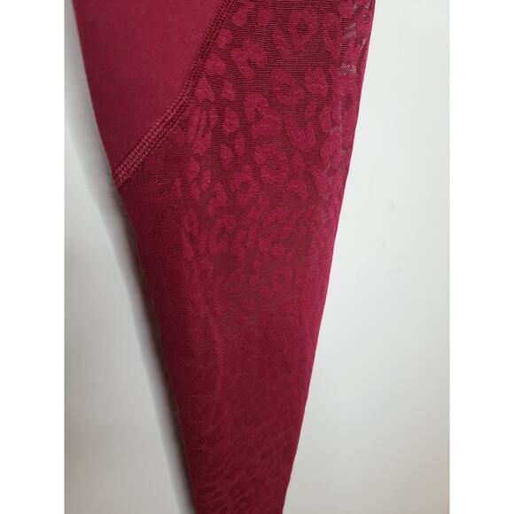 VS Victorias Secret Sport maroon red leggings - small - Picture 5 of 5